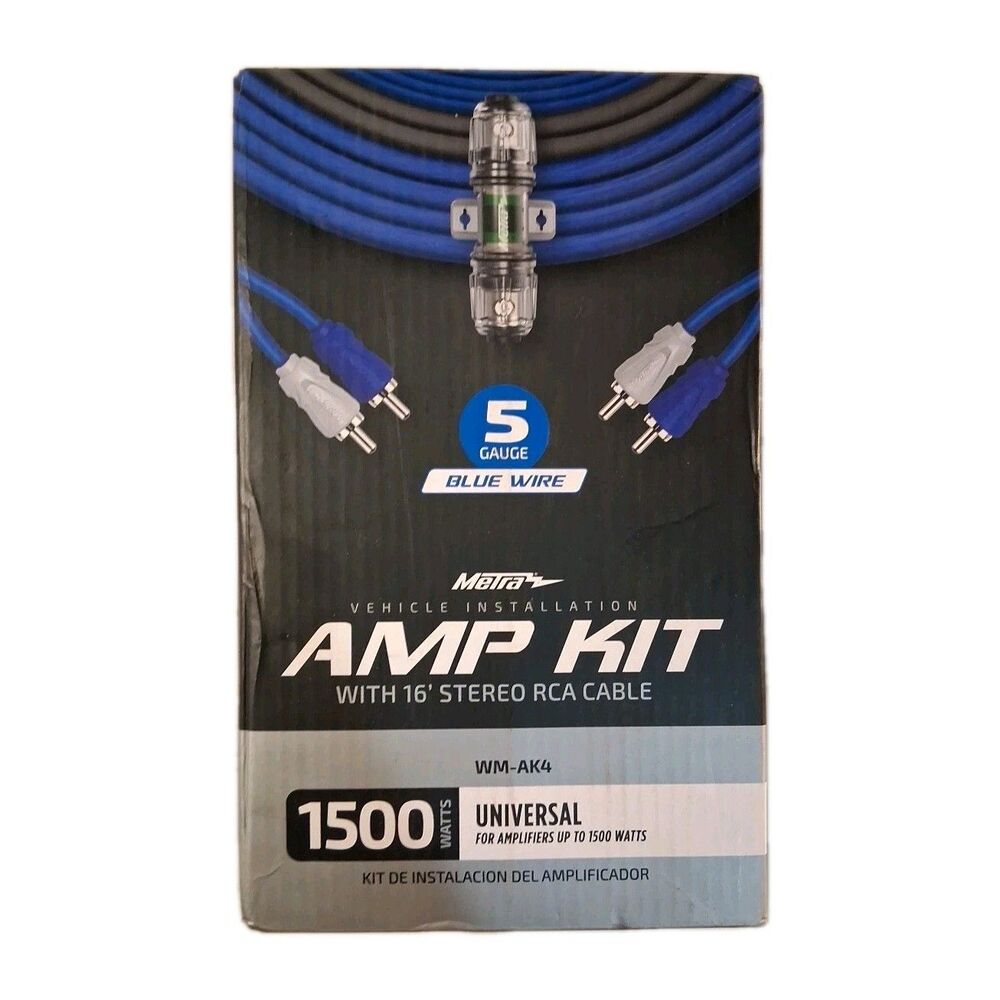 Metra Universal Amp Kit 1500 Watt WM-AK4-New In Box